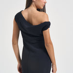 Abito donna mini in crêpe nero CARASINO107857 A30PZ99 PINKO 
