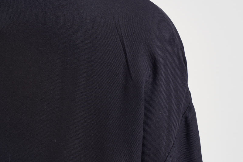 Camicia donna con tasconi in twill viscosa blu navy COROLLE107843 A30PG03 PINKO 