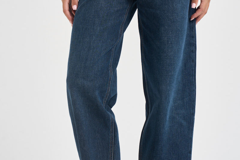 Jeans donna Carrot fit in denim blu ESTELLE103857 A3H5PJC PINKO 