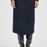 Gonna donna portafoglio midi blu navy MARZEMINO107713 A3MSG03 PINKO 