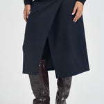 Gonna donna portafoglio midi blu navy MARZEMINO107713 A3MSG03 PINKO 