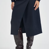 Gonna donna portafoglio midi blu navy MARZEMINO107713 A3MSG03 PINKO 