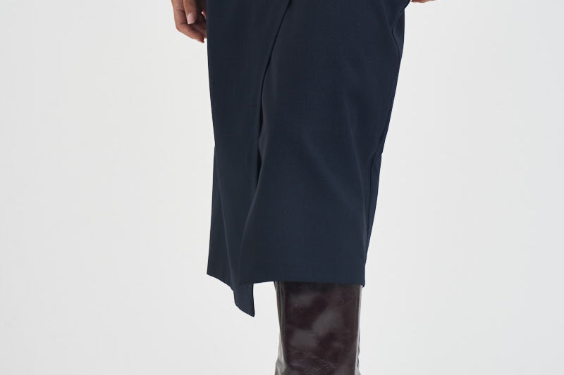 Gonna donna portafoglio midi blu navy MARZEMINO107713 A3MSG03 PINKO 