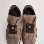 Sneakers uomo in suede taupe PH001 282TAUPE PIUMHA STUDIO 
