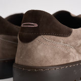 Sneakers uomo in suede taupe PH001 282TAUPE PIUMHA STUDIO 