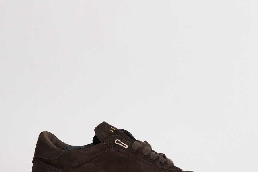 Sneakers uomo in suede marroni PH002 002LIGHTBROWN PIUMHA STUDIO 