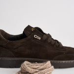 Sneakers uomo in suede marroni PH002 002LIGHTBROWN PIUMHA STUDIO 
