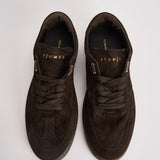 Sneakers uomo in suede marroni PH002 002LIGHTBROWN PIUMHA STUDIO 
