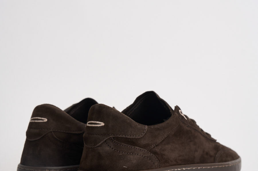 Sneakers uomo in suede marroni PH002 002LIGHTBROWN PIUMHA STUDIO 