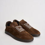 Sneakers uomo in suede marrone PH021 561BROWN PIUMHA STUDIO 