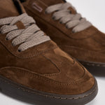 Sneakers uomo in suede marrone PH021 561BROWN PIUMHA STUDIO 