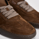 Sneakers uomo in suede marrone PH021 561BROWN PIUMHA STUDIO 