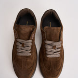 Sneakers uomo in suede marrone PH021 561BROWN PIUMHA STUDIO 