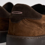 Sneakers uomo in suede marrone PH021 561BROWN PIUMHA STUDIO 