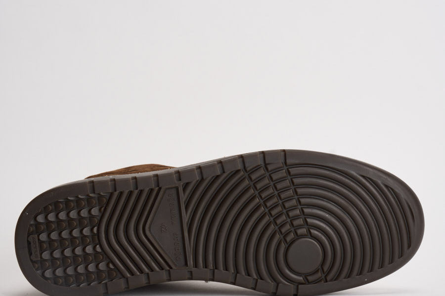 Sneakers uomo in suede marrone PH021 561BROWN PIUMHA STUDIO 
