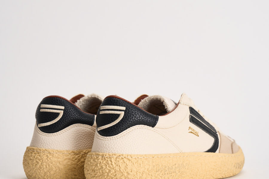 Sneakers uomo Vintage panna e nera PU101V 029 PURAAI 