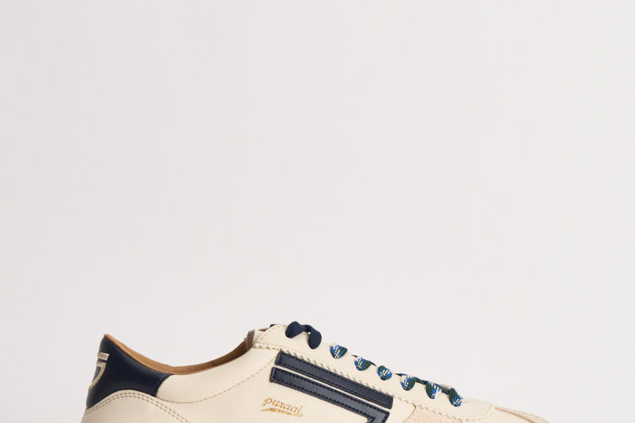 Sneakers uomo Vintage Vegan Leather panna PU101V 067 PURAAI 
