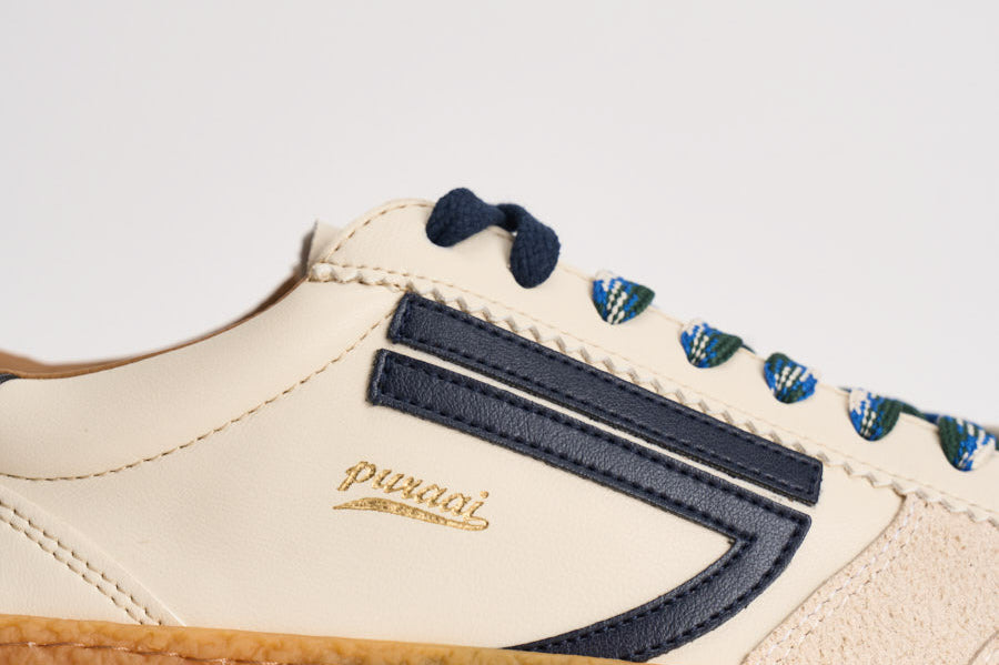 Sneakers uomo Vintage Vegan Leather panna PU101V 067 PURAAI 