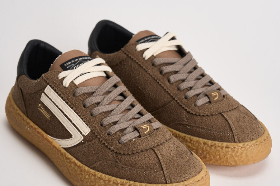 Sneakers uomo Vintage Vegan Leather tortora PU101V 071 PURAAI 