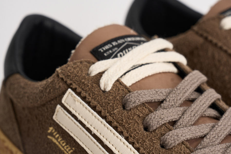 Sneakers uomo Vintage Vegan Leather tortora PU101V 071 PURAAI 
