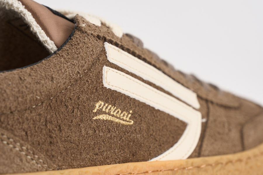 Sneakers uomo Vintage Vegan Leather tortora PU101V 071 PURAAI 