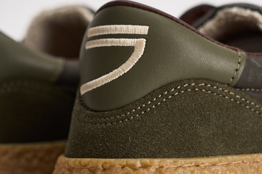 Sneakers uomo Vintage Vegan Leather verde PU101V 076 PURAAI 