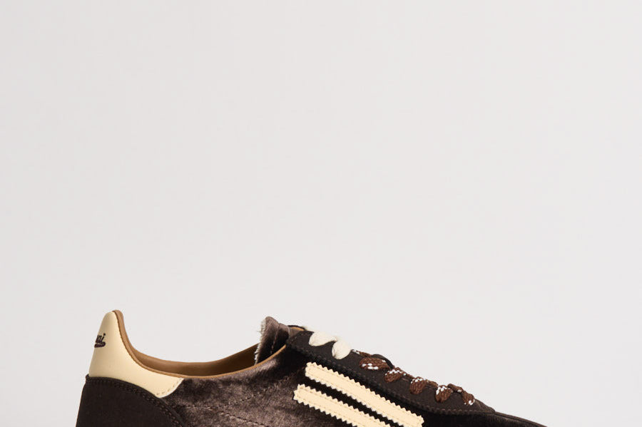 Sneakers donna Velvet marrone e giallo pastello PU601X 025 PURAAI 