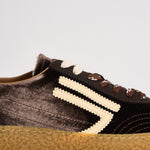 Sneakers donna Velvet marrone e giallo pastello PU601X 025 PURAAI 