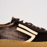 Sneakers donna Velvet marrone e giallo pastello PU601X 025 PURAAI 