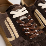 Sneakers donna Velvet marrone e giallo pastello PU601X 025 PURAAI 