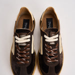 Sneakers donna Velvet marrone e giallo pastello PU601X 025 PURAAI 