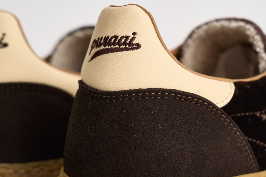 Sneakers donna Velvet marrone e giallo pastello PU601X 025 PURAAI 