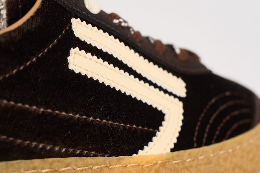Sneakers donna Velvet marrone e giallo pastello PU601X 025 PURAAI 