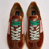 Sneakers donna Velvet marrone, rosa e verde PU601X 044 PURAAI 
