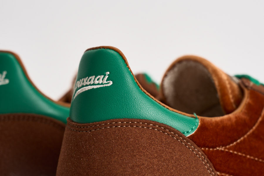 Sneakers donna Velvet marrone, rosa e verde PU601X 044 PURAAI 