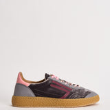 Sneakers donna Velvet grigie, rosa e bordeaux PU601X 060 PURAAI 