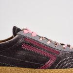 Sneakers donna Velvet grigie, rosa e bordeaux PU601X 060 PURAAI 