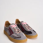 Sneakers donna Velvet grigie, rosa e bordeaux PU601X 060 PURAAI 