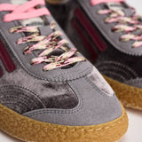Sneakers donna Velvet grigie, rosa e bordeaux PU601X 060 PURAAI 