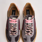 Sneakers donna Velvet grigie, rosa e bordeaux PU601X 060 PURAAI 