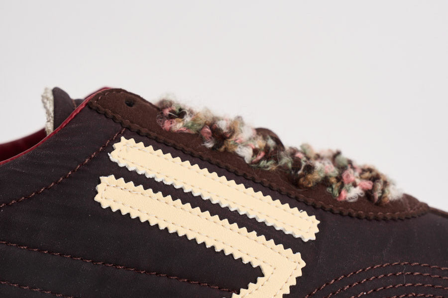 Sneakers donna marroni, bordeaux e panna PU601X 067 PURAAI 