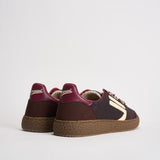 Sneakers donna marroni, bordeaux e panna PU601X 067 PURAAI 