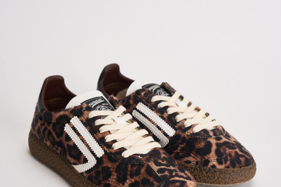 Sneakers donna animalier marrone e nera PU601X 072 PURAAI 