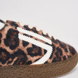 Sneakers donna animalier marrone e nera PU601X 072 PURAAI 