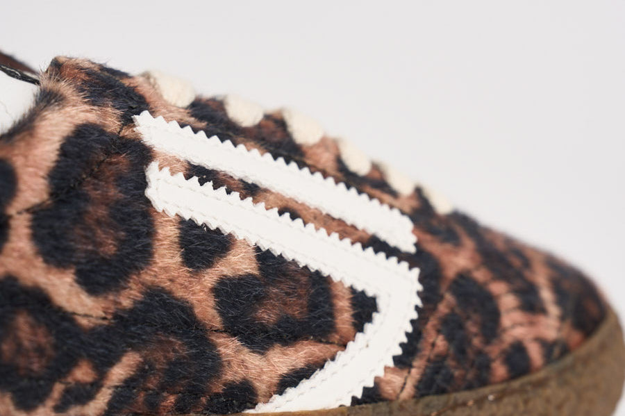 Sneakers donna animalier marrone e nera PU601X 072 PURAAI 