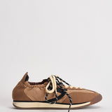 Sneakers donna Panthere marroni e beige PU602P 041 PURAAI 