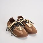 Sneakers donna Panthere marroni e beige PU602P 041 PURAAI 