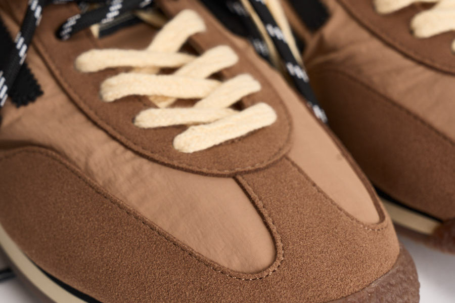 Sneakers donna Panthere marroni e beige PU602P 041 PURAAI 