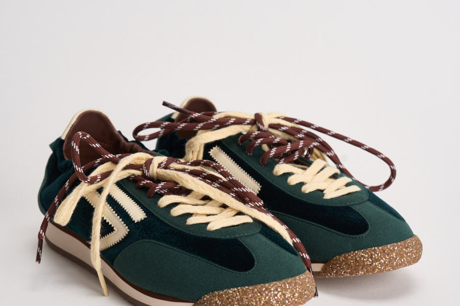 Sneakers donna Panthere verde e giallo pastello PU602P 045 PURAAI 