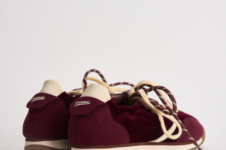 Sneakers donna Panthere bordeaux e gialle PU602P 046 PURAAI 